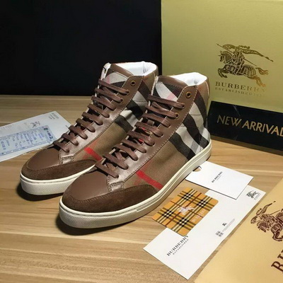 Burberry High-Top Fashion Men Shoes--008